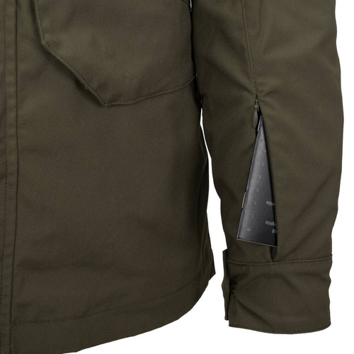 Helikon - Vojenská bunda Covert M65 - zemitě hnědá/černá - KU-C65-DC-0A01A