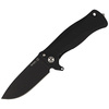 LionSteel - Zavírací nůž SR Flipper Aluminum Black / Black Blade - SR11A BB