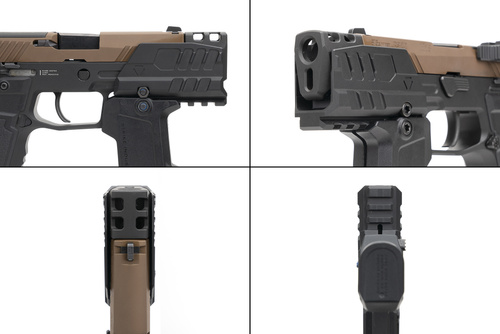 Strike Industries - Štít proti výbuchu pro pistole SMC Alfa/Bravo - Černý - SI-SMC-BS-S