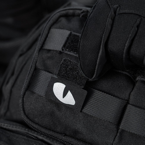M-Tac - nášivka Tygří oči - 500D Cordura - laserový výsek - reflexní - černá - 51140299