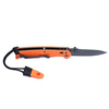 Ganzo - Zavírací nůž G7413P-OR-WS s píšťalkou - 440C - oranžový - G7413P-OR-WS