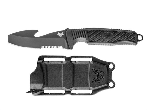 Benchmade - Taktický nůž 112SBK-BLK H2O Fixed - N680 - Black - 112SBK-BLK