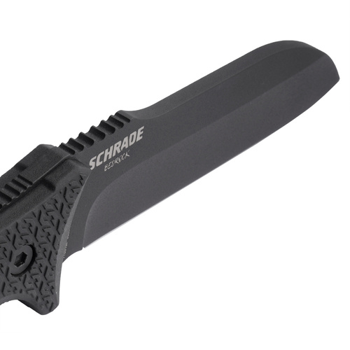 Schrade - Nůž Bedrock Sheepsfoot s pevnou čepelí - Black - 1182514