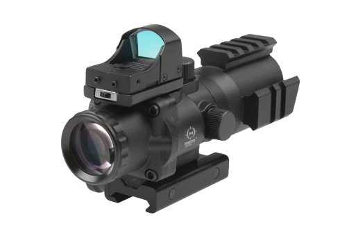 Theta Optics - Puškohled Rhino s mikro červeným bodem - 4x32 - černý - THO-10-011608