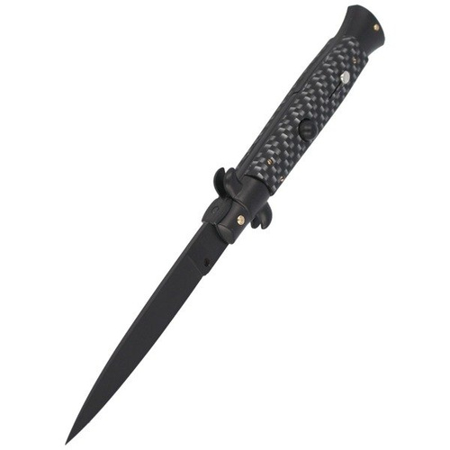 Frank Beltrame - Pružinový nůž Stiletto Kevlar 23 cm - FB 23/KEV BLK