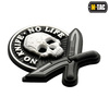 M-Tac - No Knife - No Life 3D PVC náplast - černá / bílá - 51128236
