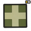 M-Tac - Medic Cross Square 3D PVC nášivka - olivová - 51124001