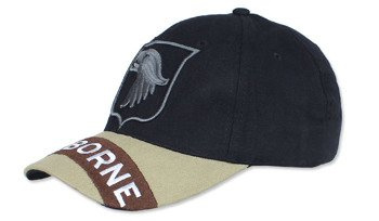 FOSTEX - Baseballová čepice AIRBORNE - Černá/Khaki - 215162-271