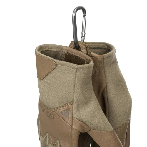 Direct Action - Taktické rukavice Crocodile FR Short® - kozí kůže - černé - GL-CRFS-NMX-BLK