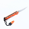 Ganzo - Zavírací nůž s píšťalkou - 440C - oranžový - G7452-OR-WS