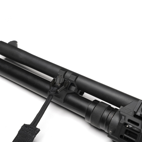 Strike Industries - Objímka na hlaveň brokovnice ráže 12 - Picatinny - černá - SI-SG-BCL-12-BK