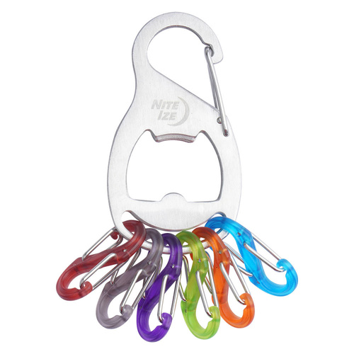 Nite Ize - KeyRack+™ S-Biner® - Stříbrný - KRB2-11-R6