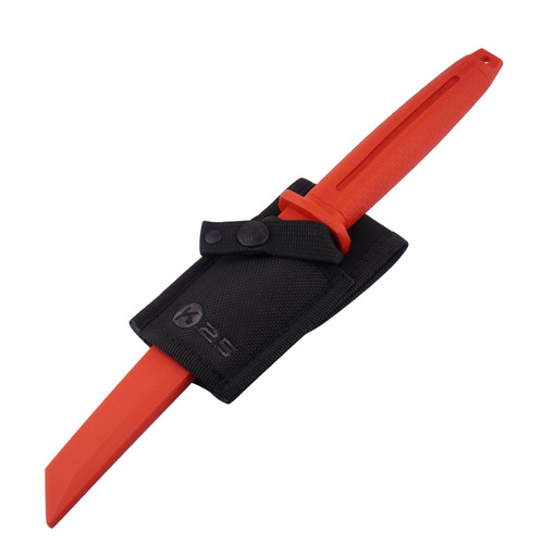 K25 - Tréninkový nůž Tanto - červený - 32413