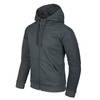 Helikon - Urban Tactical Hoodie® - celorozepínací - polyester - Black / Grey melange - BL-UHF-PO-M1