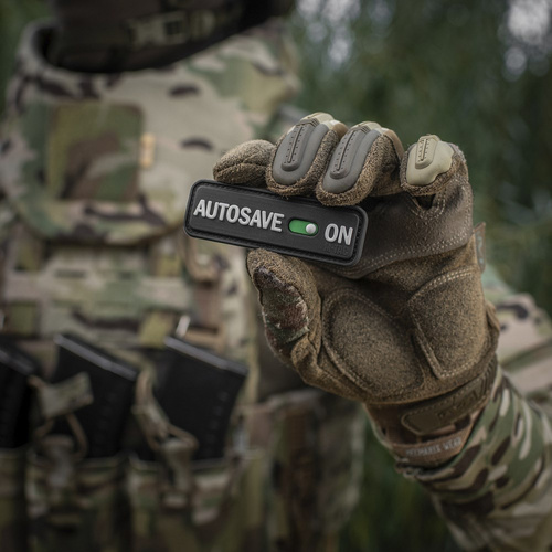 M-Tac - Morale Patch Autosave PVC - 3D - Černá - 51116702