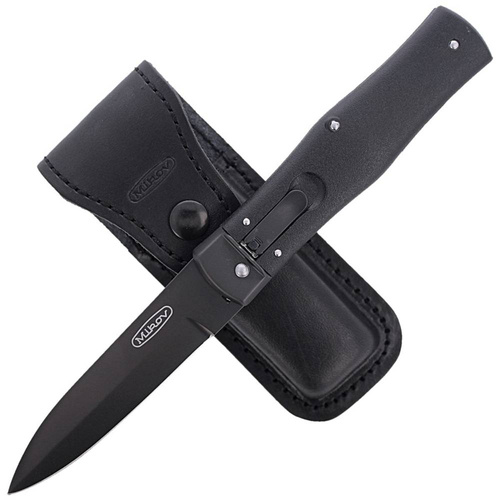 Mikov - Automatický nůž Predator Blackout - N690 - černý - 241-BH-1/BKP