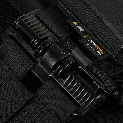 M-Tac - Taktická vesta s nosičem plátů Fast XL QRS - černá - 51670002