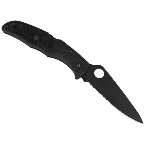 Spyderco - Nůž Endura® 4 FRN Black / Black Blade SpyderEdge - C10PSBBK
