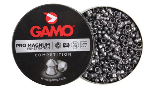 Gamo - Pelety Pro Magnum - 500 nábojů - 4,5 mm
