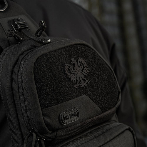 M-Tac - Laserem řezaná nášivka Polish Eagle - Cordura 500D - černá - 51008002