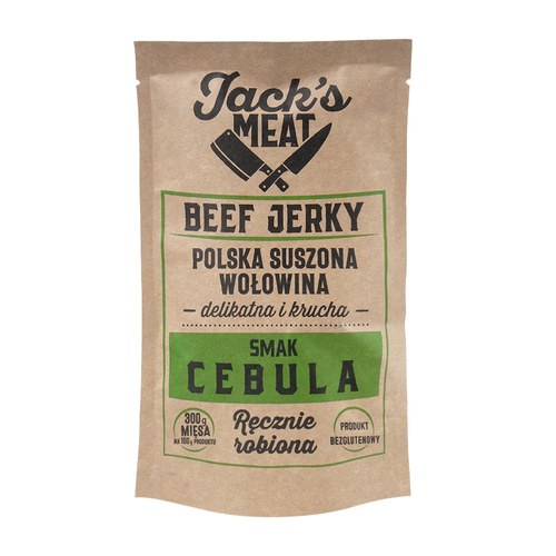 Jack's MEAT - Sušené hovězí maso - Cibule - 109 kcal - 30 g