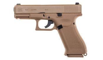 Umarex - Vzduchovka Glock 19X - Kovový závěr - 4,5 mm - Coyote - 5.8368