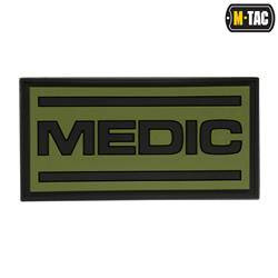 M-Tac - Medic 3D PVC nášivka - černá / olivová - 51125102