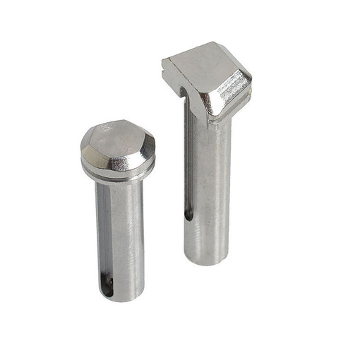 Strike Industries - Prodloužené čepy pro AR - chrom - SI-AR-EPTP-CC