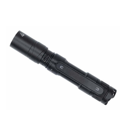 Fenix - LED svítilna LD12R s dobíjecí baterií - 600 lm - černá - LD12R