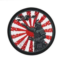 M-Tac - Nášivka Way of the Samurai - výšivka - bílá/červená - 51426332