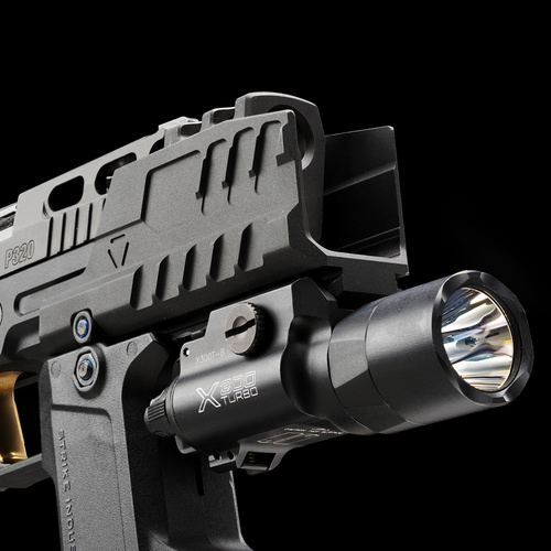 Strike Industries - Štít proti výbuchu Hyper pro pistole SMC Alfa/Bravo - Černý - SI-SMC-BS-S