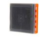 Megaline - přepravní box - 11x11x3,5 cm - oranžovo-průhledný - 607/0002OT