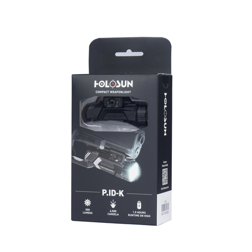 Holosun - Taktická pistolová svítilna K - 6500 cd - Černá - P.ID-K