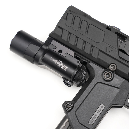 Strike Industries - Štít proti výbuchu Hyper pro pistole SMC Alfa/Bravo - Černý - SI-SMC-BS-S