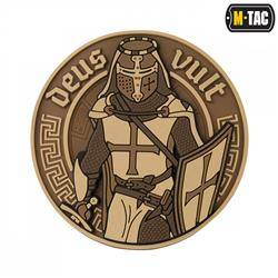 M-Tac - 3D PVC nášivka Deus Vult - Coyote - 51116005