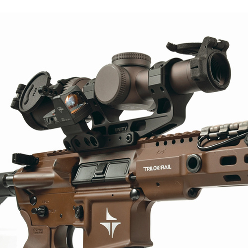 Unity Tactical - Jednodílná montáž na dalekohled FAST LPVO - 30 mm - černá - FST-S30205B