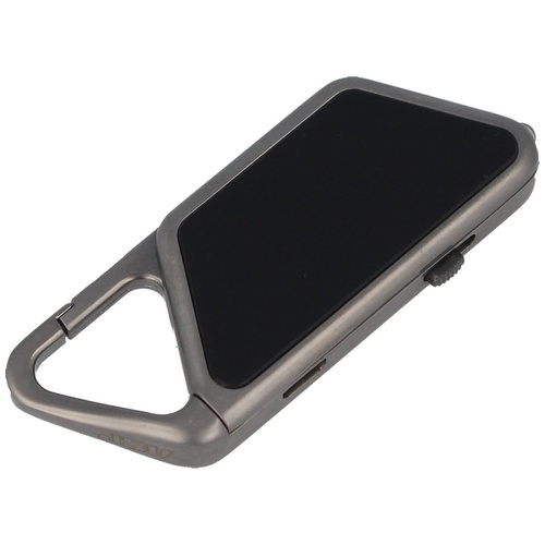 ASP - Sapphire USB LED hliníková dobíjecí svítilna - černá - 53600