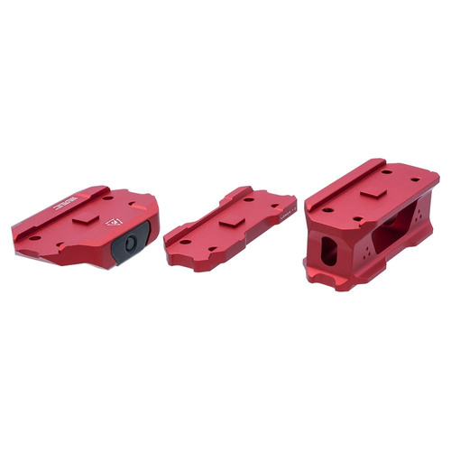 Strike Industries - Nízkoprofilový držák mířidel - červený - SI-T1-RISER-RED