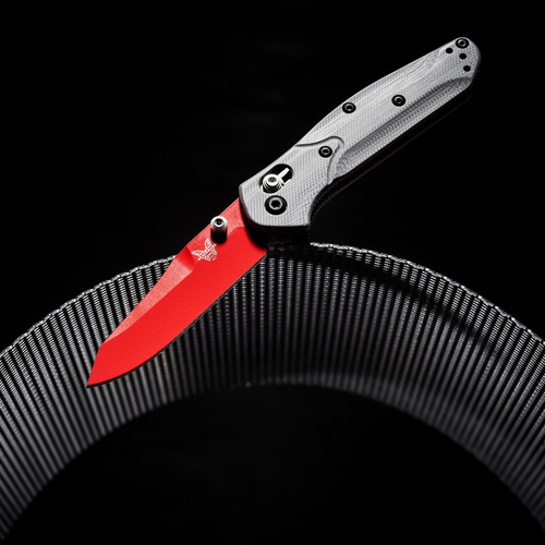 Benchmade - Taktický nůž 945RD-2401 Mini Osborne LE - CPM-S90V - červený - 945RD-2401