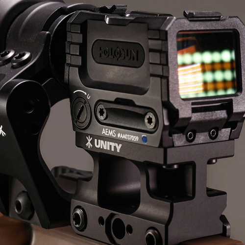 Unity Tactical - Držák FAST Holosun AEMS - Picatinny - Hliník - Černá - FST-AEMB