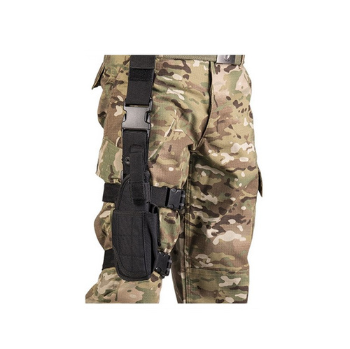 Mil-Tec - Nastavitelné pouzdro na nohu - černé - 16145102