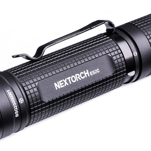 NEXTorch - LED taktická svítilna E52 C s baterií 4800 mAh - 3000 lm - černá - E52C