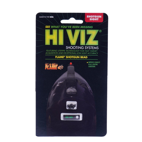 HIVIZ - Plamenné přední hledí pro brokovnice - zelené - FL2005-G