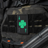 M-Tac - nášivka Lucky Card - Cordura 500D - Clover - černá - 51391002