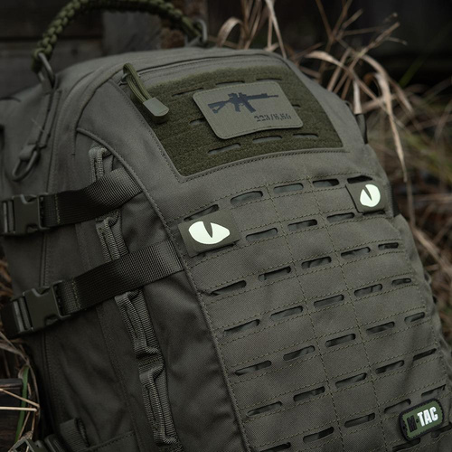 M-Tac - Laserem řezané nášivky Tygří oči - pár - zelená Ranger - 51140023