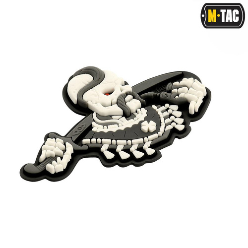 M-Tac - 3D nášivka Never Die Again - šedá/bílá - 51160113