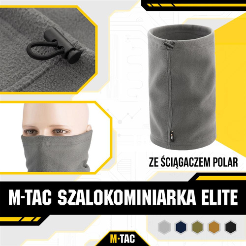 M-Tac - Šátek na hlavu Elite - Fleece - šedý - 40528011
