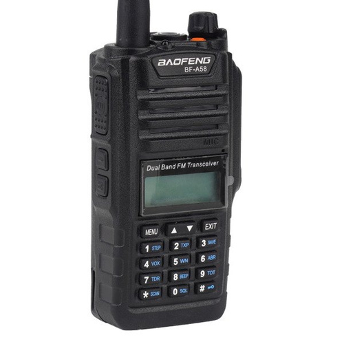 BaoFeng - VHF/UHF BF-A58 Duobander PTT Radio - 5W - Vodotěsné - 1800 mAh