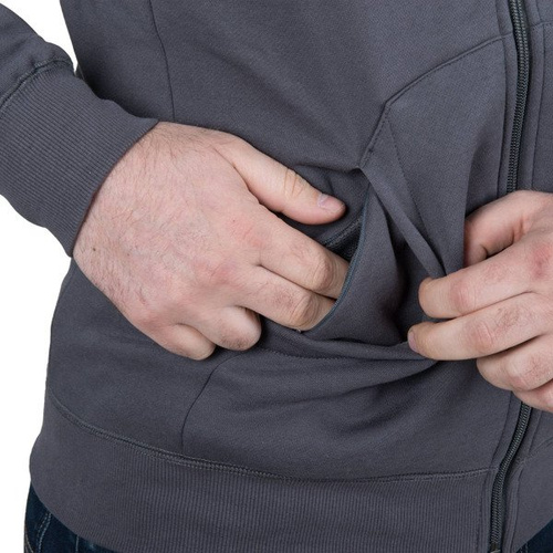 Helikon - Urban Tactical Hoodie® Lite - FullZip - Black - BL-ULF-CB-01