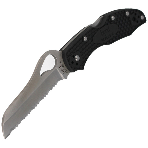 Spyderco - Zavírací nůž Byrd Meadowlark™ 2 Rescue FRN Black - BY19SBK2